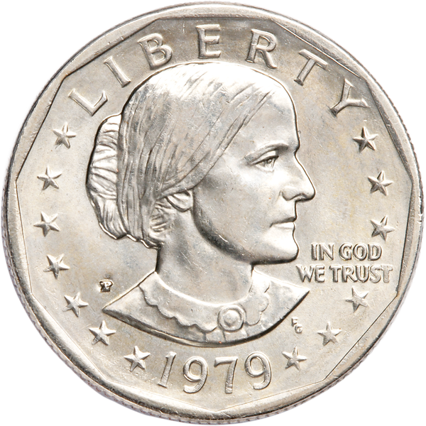 1979-P Susan B. Anthony Dollar, Narrow Rim (Far Date) MS60