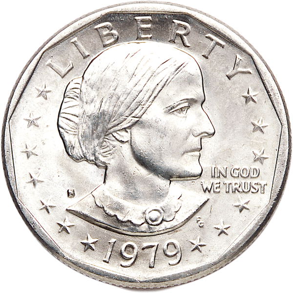 1979-S Susan B. Anthony Dollar, Filled S MS60