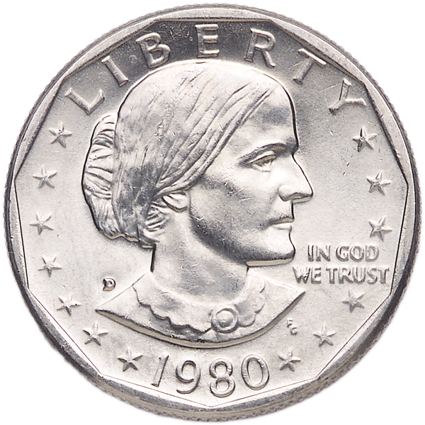 1980-D Susan B. Anthony Dollar MS60