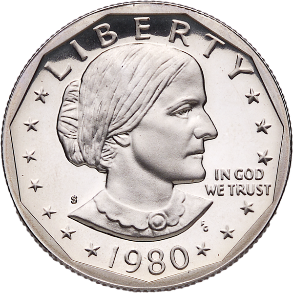 1980-S Susan B. Anthony Dollar PR63