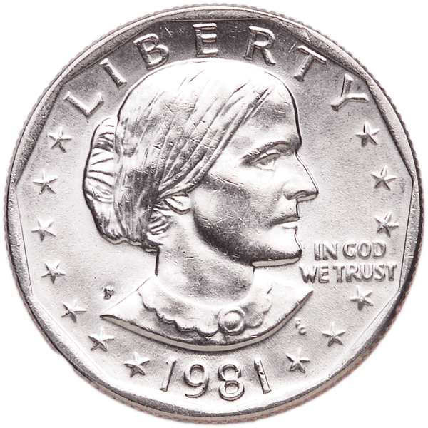 1981-P Susan B. Anthony Dollar