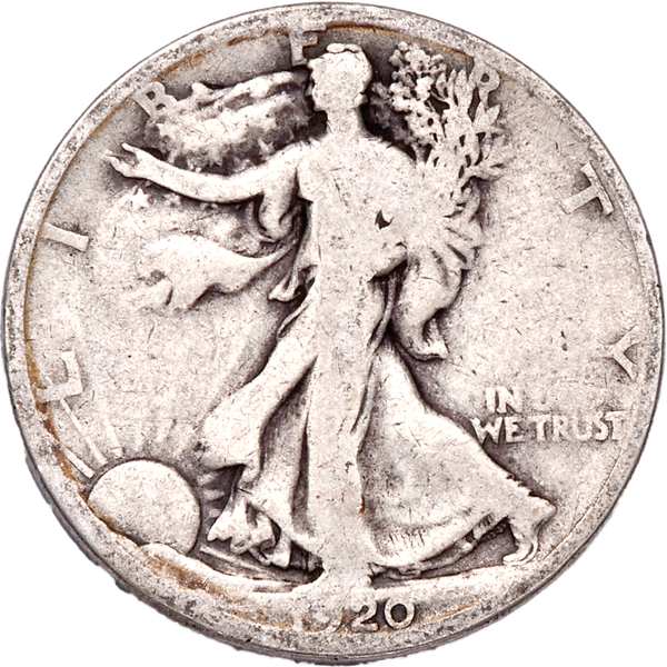 1920-S Liberty Walking Half Dollar CIRC