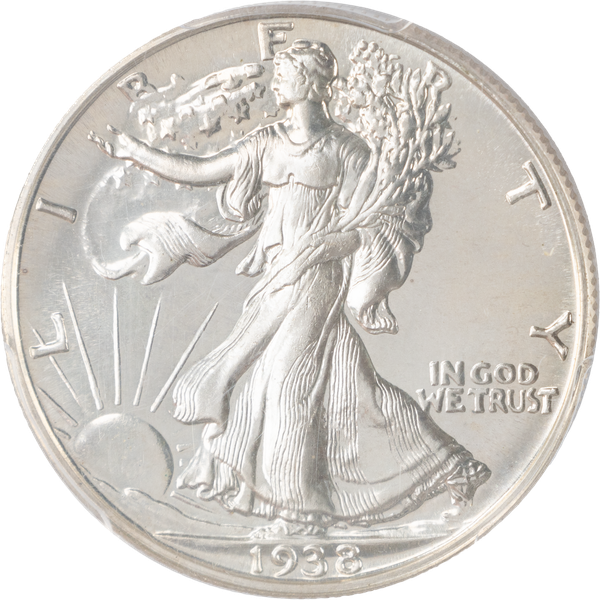 1938 Liberty Walking Silver Half Dollar