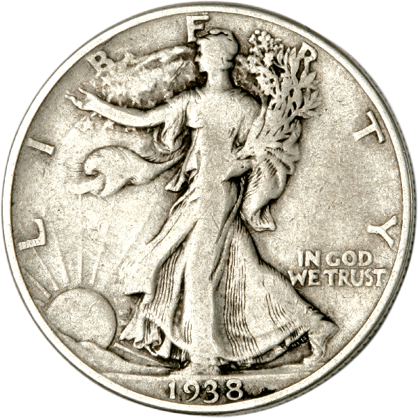 1938-D Liberty Walking Silver Half Dollar | Littleton Coin Company