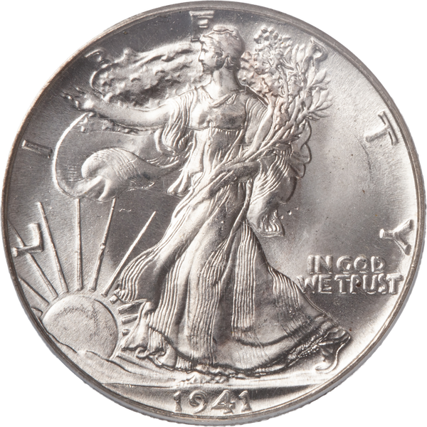 1941 Liberty Walking Silver Half Dollar PCGS MS65