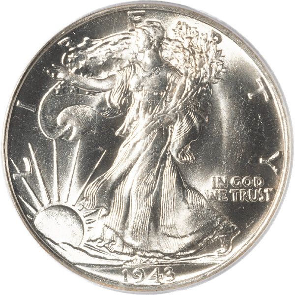1943 Liberty Walking Half Dollar MS65 | Littleton Coin Company