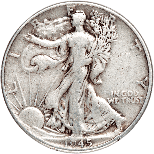 1945 Liberty Walking Silver Half Dollar | Littleton Coin Company