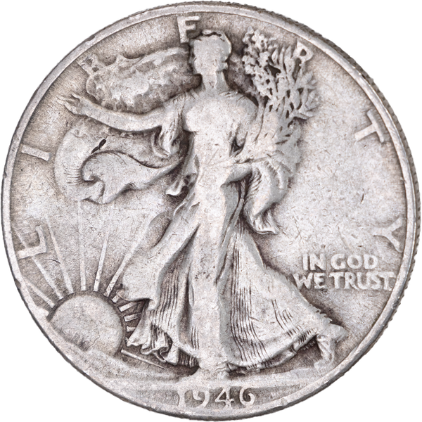 1946-D Liberty Walking Half Dollar CIRC