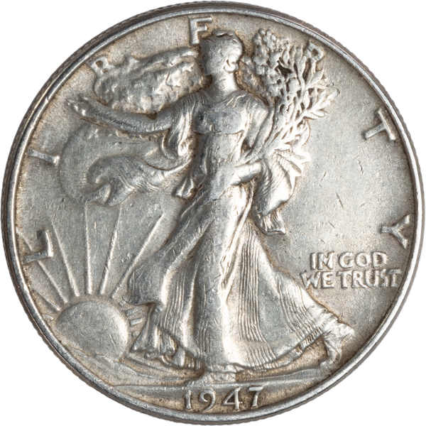 1947 Liberty Walking Half Dollar XF