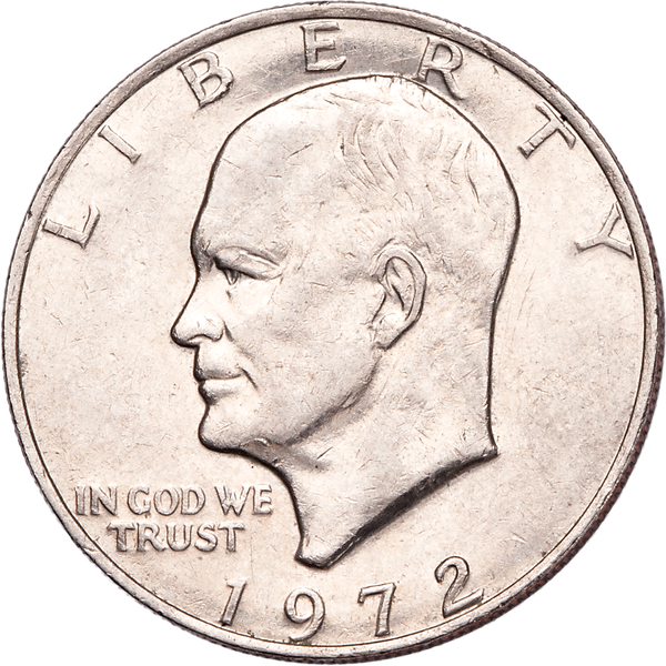 1972 Eisenhower Dollar, Copper-Nickel Clad, Big Sky Hoard