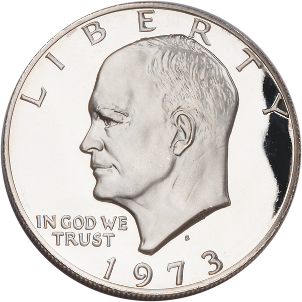 1973-S Eisenhower Dollar, Silver Clad, Proof