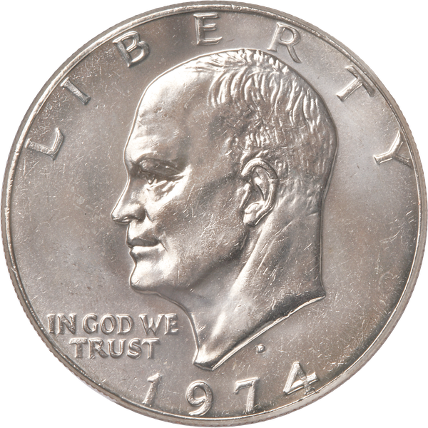 1974-D Eisenhower Dollar, Copper-Nickel Clad, Big Sky Hoard