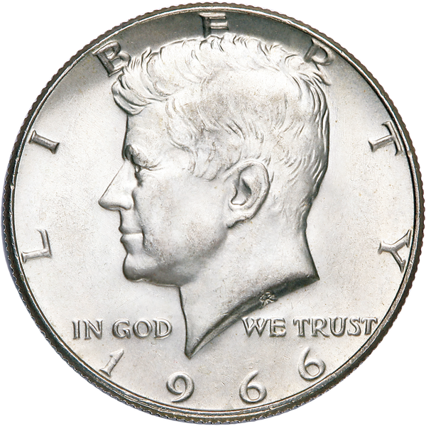1966 Kennedy Half Dollar