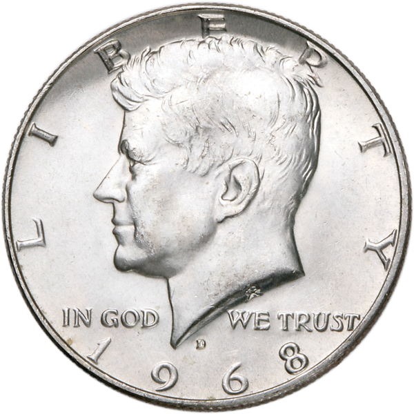 1968 kennedy online half dollar