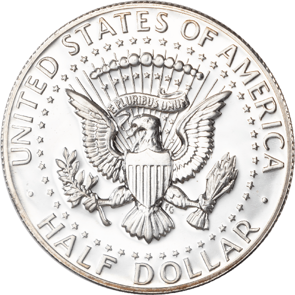 1968 Kennedy Proof 40% Plata Medio Dólar
