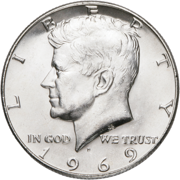 1969-D Kennedy Half Dollar MS60 | Littleton Coin Company