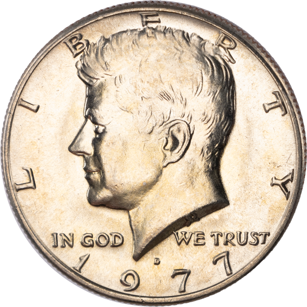 1977-D Kennedy Half Dollar MS60