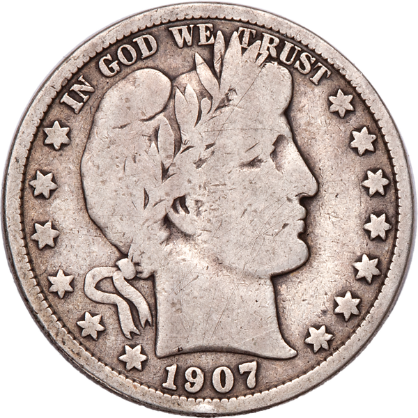 1907-D Barber Half Dollar G