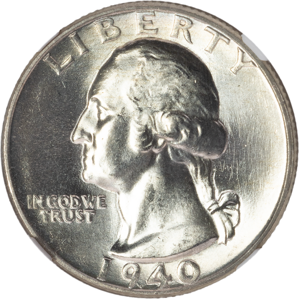 1940 Washington Silver Quarter