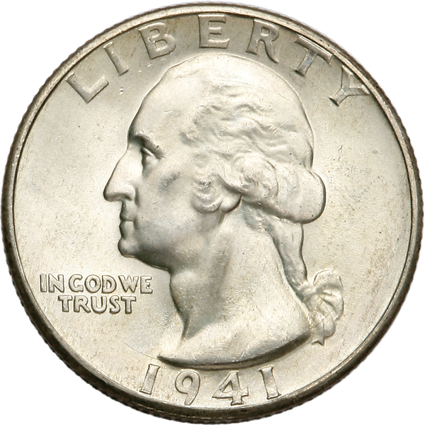 1941-D Washington Silver Quarter MS60 | Littleton Coin Company