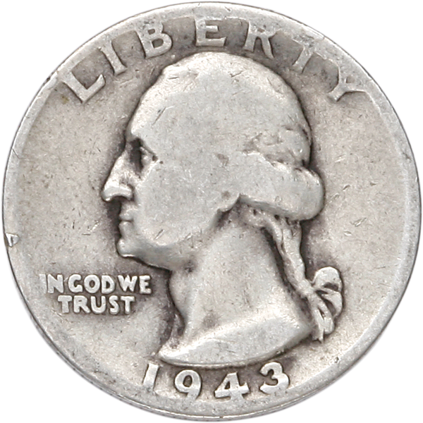 1943-D Washington Silver Quarter