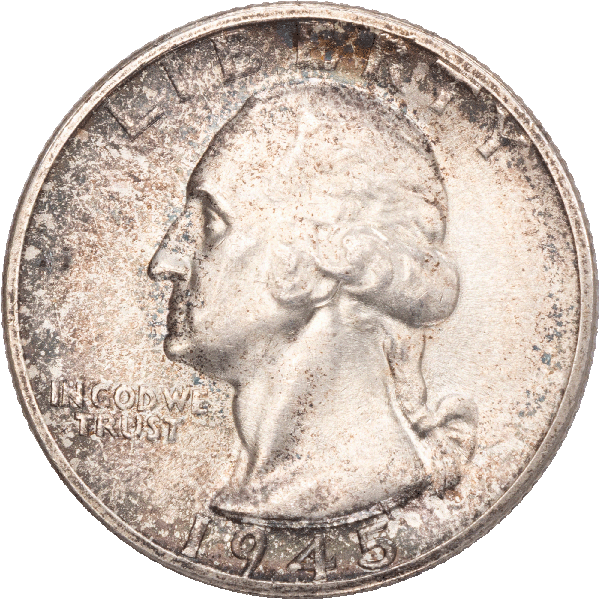 1945-S Washington Silver Quarter | Littleton Coin Company