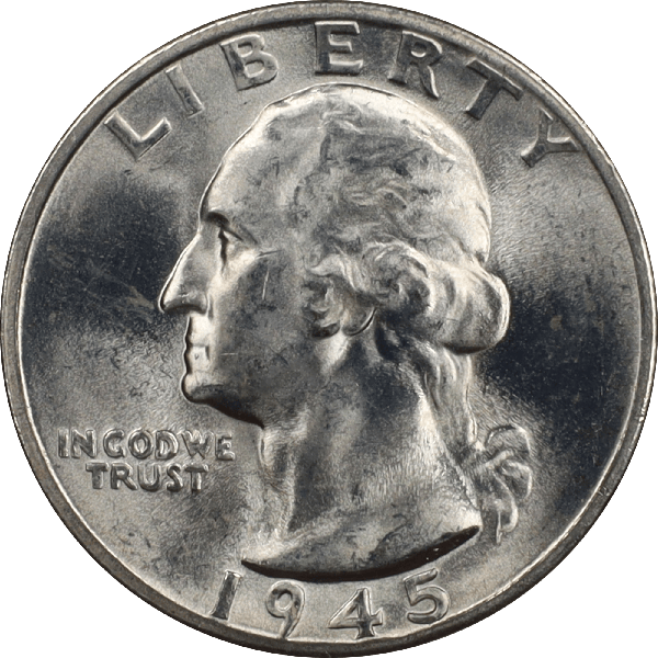 1945-S Washington Silver Quarter MS60 | Littleton Coin Company