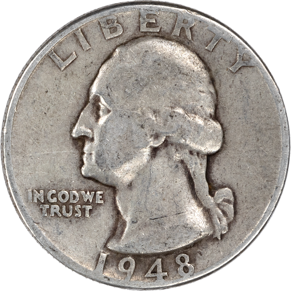1948 Washington Silver Quarter CIRC