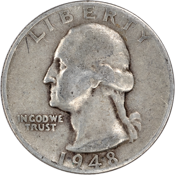 1948-S Washington Silver Quarter CIRC