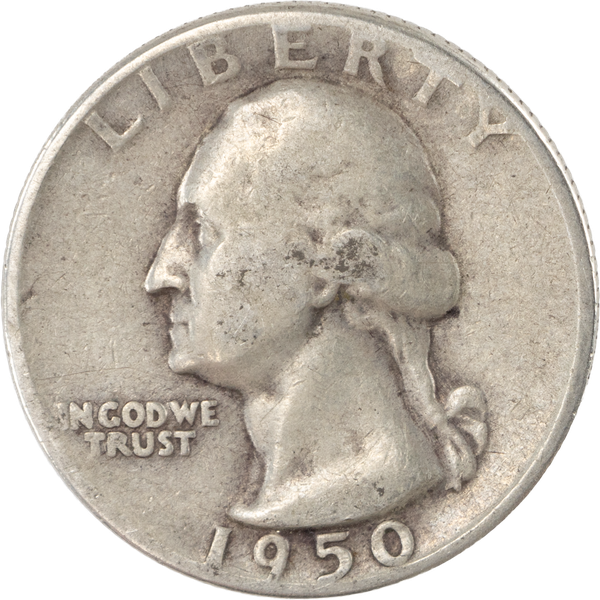 1950 Washington Silver Quarter G