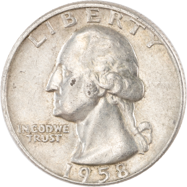 1958-D Washington Silver Quarter CIRC