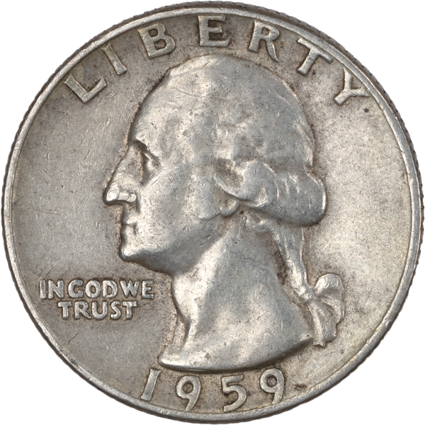 1959-D Washington Silver Quarter CIRC