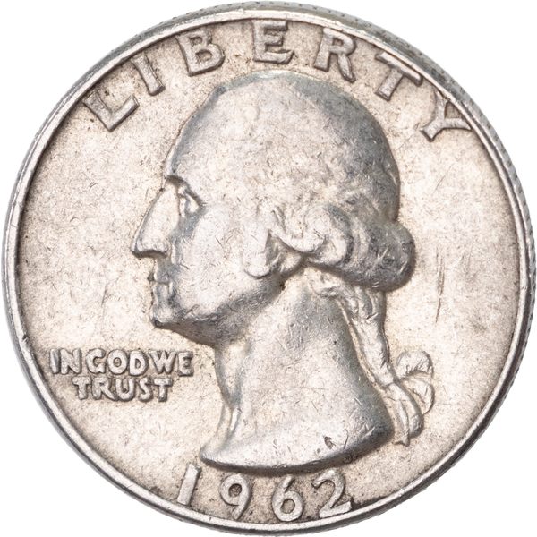 1962 Washington Silver Quarter CIRC