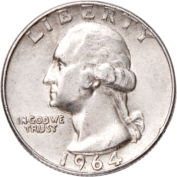 1964-D Washington Silver Quarter MS60