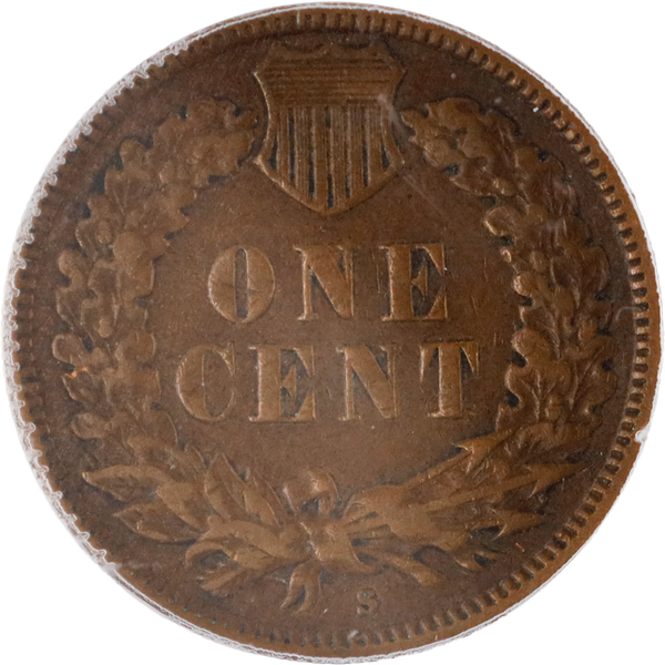 1908-S Indian Head Cent, Variety 3, Bronze XF45 | Littleton Coin