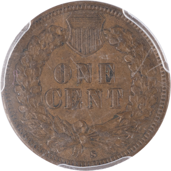 1908-S Indian Head Cent, Variety 3, Bronze XF45 | Littleton Coin