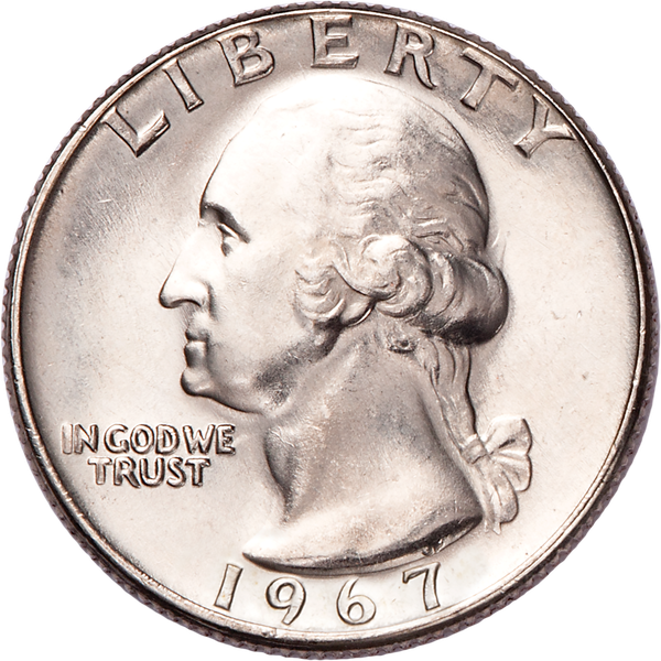 1967 Washington Quarter