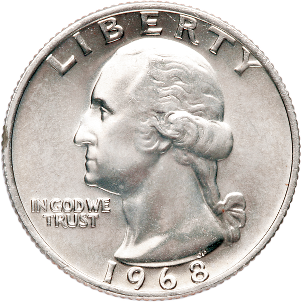 1968 Washington Quarter