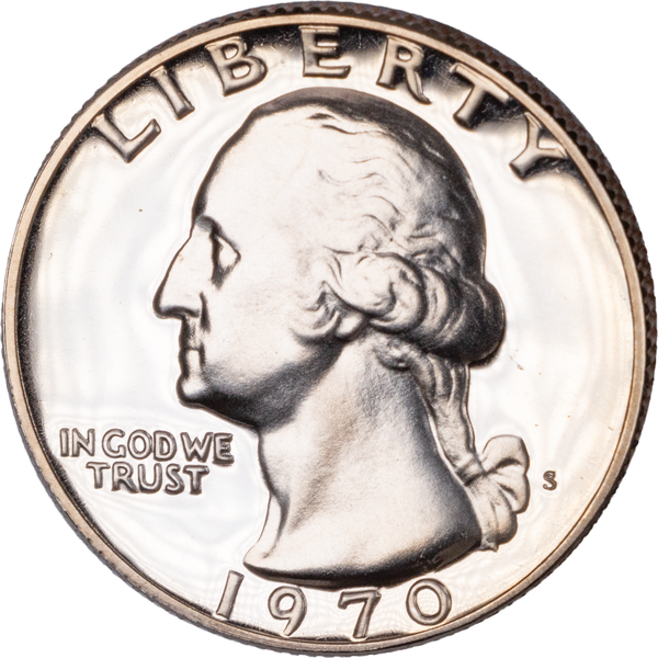 1970-S Washington Quarter PR63
