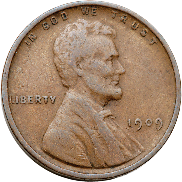 1909 V.D.B. Lincoln Head Cent F