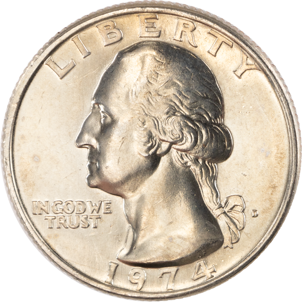 1974-D Washington Quarter MS60