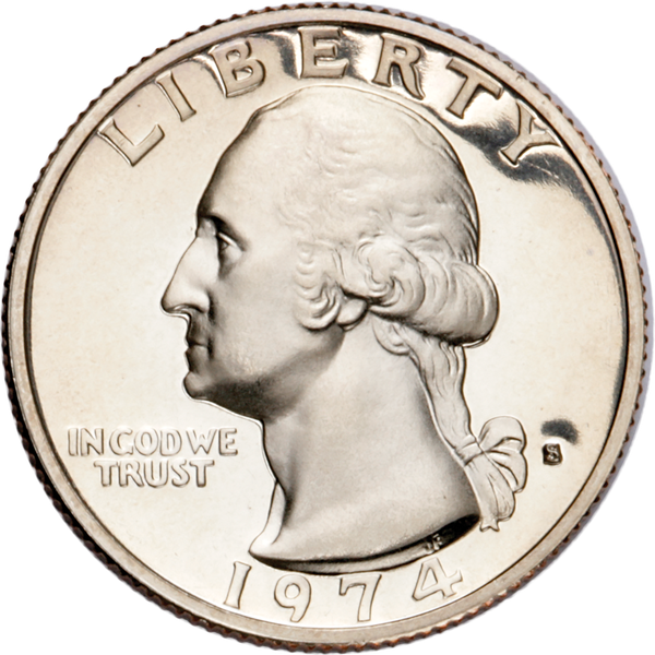 1974-S Washington Quarter PR63