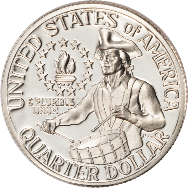 1976-S Washington Quarter Bicentennial Reverse Copper-Nickel Clad