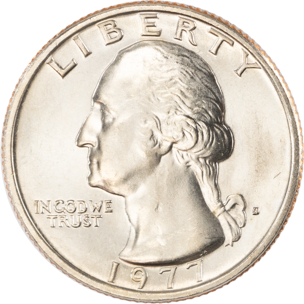 1977-D Washington Quarter MS60