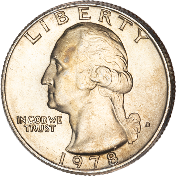 1978-D Washington Quarter MS60
