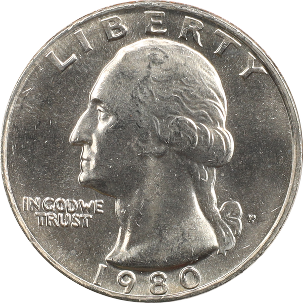 1980 Washington Quarter MS60