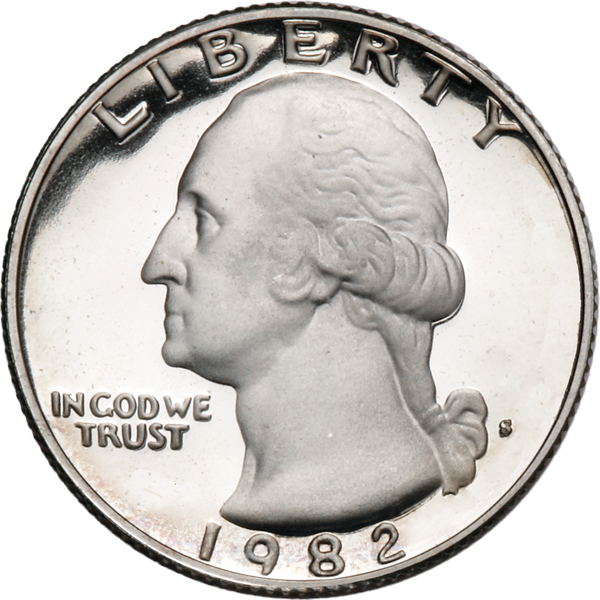 1982-S Washington Quarter PR63
