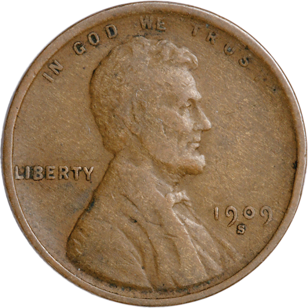 1909-S Lincoln Head Cent