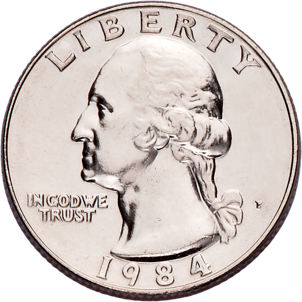 1984 Washington Quarter MS60