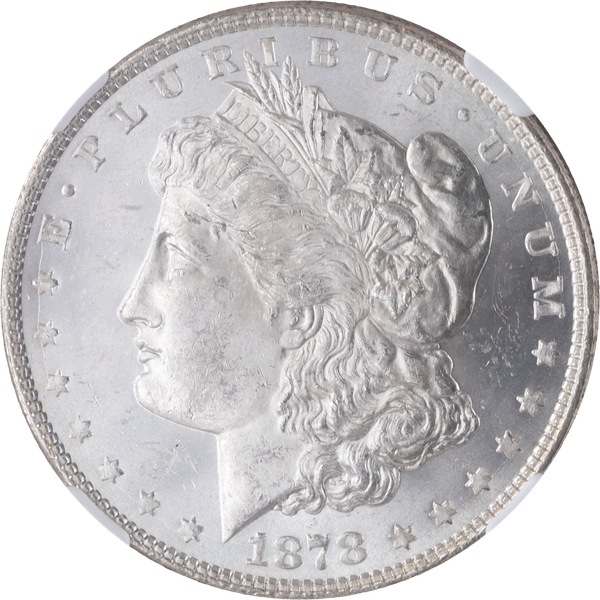 1878 Morgan Silver Dollar, 8 Tail Feathers